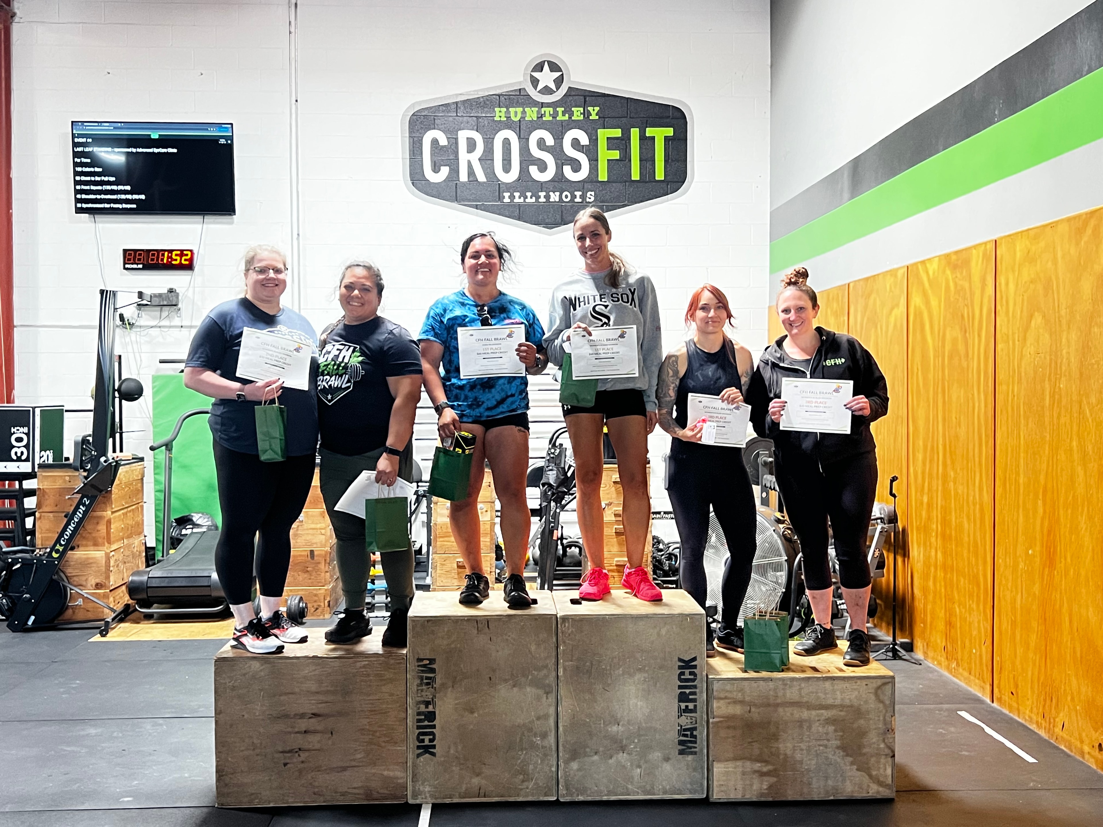 Scaled Women's Champions podium